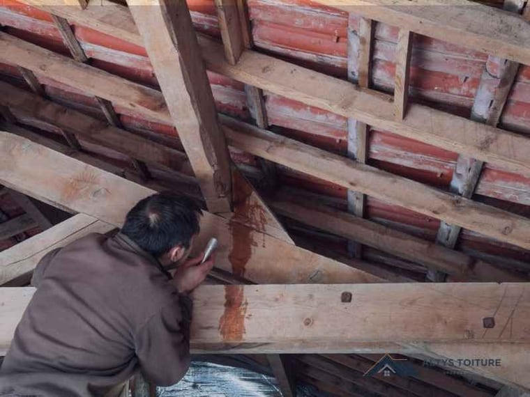 Recherche de fuite de toiture — chantier Altys Toiture Saint-André-de-Cubzac à Saint-André-de-Cubzac